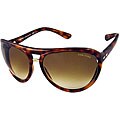 Tom Ford FT0073 'Milo' Women's Light Havana Plastic Sunglasses