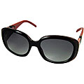 Valentino 5570/S Black/Red Women's Sunglasses