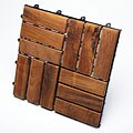 Le Click Teak Interlocking Flooring (Set of 10)