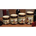 Lorenzo Festive Collection 4-piece Canister Set