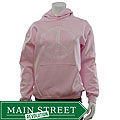 Los Angeles Pop Art Women's Pink 'Peace 77 Languages' Hoodie