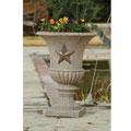 Faux Granite Star-accent Planter