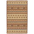 Hand-woven Laredo Wool Rug (2'6 x 8')