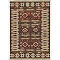 Hand-woven Laredo Wool Rug (2'6 x 8')
