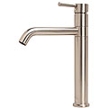 Brienza Brushed Nickel Swivel Spout Vessel Faucet
