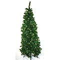 Faux Brighton Slim Spruce 7.5-foot Pre-lit Christmas Tree