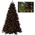 Faux Diamond Fir 7.5-foot Premium Multicolor Pre-lit Christmas Tree