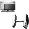Colibri Noir Stainless Steel/ Titanium Men's Cuff Links