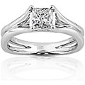 14k Gold 3/4ct TDW Princess Diamond Solitaire Ring (H-I, I1-I2)