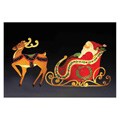 Pre-lit 42-inch Holiday Sleigh Lawn Decoration