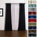 Grommet Top Thermal Insulated 84-inch Blackout Curtain Panel Pair