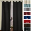 Tab Top Thermal Insulated 84-inch Blackout Curtain Panel Pair
