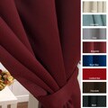 Tab Top Thermal Insulated 95-inch Blackout Curtain Panel Pair