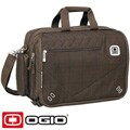 Ogio Street Brown Plaid City Corp Messenger Bag