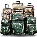 Camouflage 3-piece Expandable Luggage Set