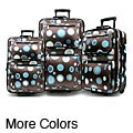 Lightweight Fashion Print 3-piece Expandable Luggage Set
