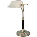 Grandrich Full-spectrum Satin Steel Table Lamp