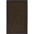 Handcrafted Sivas Brown Wool Rug (2' x 3')