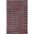 Hand-tufted Floral Moderna Wool Rug (8' x 11')