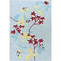 Hand-tufted Bluebird Rug (4'10 x 7')
