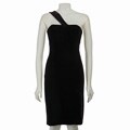 David Meister Women's Stretch Velvet Cocktail Dress