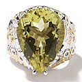 Michael Valitutti Silver/ Palladium/ 18k Vermeil Ouro Verde Ring