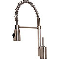 Brienza Modern Spring Brushed Nickel Kitchen Faucet