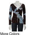 Metric Women's Printed Hooded Sweater
