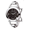Gucci 122 Chiodo Women's Black Face Diamond Watch