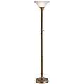 Torchiere Antique Brass Floor Lamp