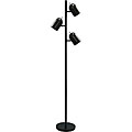 Black Three-light Tree Lamp