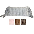 Estelle 12x24-inch Honeycomb Fur Decorative Pillow