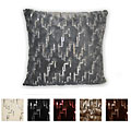 Grace Faux Fur Sequin 18-inch Decorative Pillow