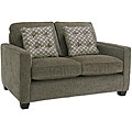 Calabria Graphite Grey Chenille Loveseat