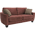 Napoli Red Chenille Fabric Sofa