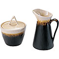 Caldo-Freddo Kon-Tiki Cream/ Sugar Bowl Set