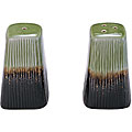Caldo-Freddo Kon-Tiki Collection Green Salt and Pepper Shakers