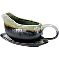 Caldo-Freddo Kon-Tiki Collection Green Gravy Boat