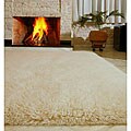 Hand-woven 2000 Gram Flokati White Shag Rug (5' x 7')