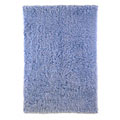 Hand-woven 2000 Gram Flokati Blue Shag Rug (5' x 7')