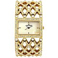 AK Anne Klein Women's Goldtone Austrian Crystal Watch