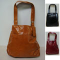 Abbyson Beige Italian Leather Handbag