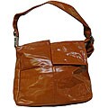 Abbyson Beige Italian Leather Handbag