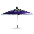 Rayon and Bamboo 'Crane Landscape' Parasol (Thailand)