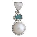 Pearl and Opal 'Eclipse of White' Pendant (Indonesia)