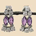 Amethyst 'Queen of Egypt' Dangle Earrings (India)