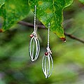 Sterling Silver 'Dancing' Drop Earrings (Thailand)