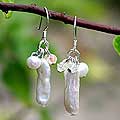 'Magical Moonlight' Pearl Dangle Earrings (Thailand)