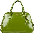 Prada Naplak Green Bowler Bag