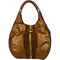 Jimmy Choo Madah Bronze Leather Bag